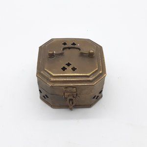 Vintage Indian Brass Cricket Box